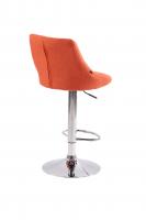 2er Set Barhocker Lazio Stoff orange 2er Set Barhocker Lazio Stoff orange