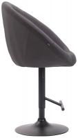 Barhocker London V2 Stoff schwarz dunkelgrau Barhocker London V2 Stoff schwarz dunkelgrau