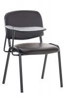 4er Set Stühle Ken mit Klapptisch Kunstleder braun 