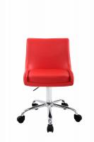 Arbeitshocker Club Kunstleder rot 