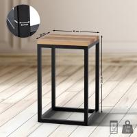 Beistelltisch Manteo 30x30x50 cm eiche 