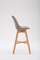 2er Set Barhocker Cannes Stoff natura taupe 2er Set Barhocker Cannes Stoff natura taupe