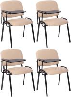 4er Set Stühle Ken mit Klapptisch Stoff creme 4er Set Stühle Ken mit Klapptisch Stoff creme