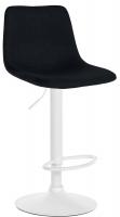 Barhocker Divo Stoff Weiß schwarz Barhocker Divo Stoff Weiß schwarz