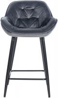 Barhocker Gibson Samt dunkelgrau Barhocker Gibson Samt dunkelgrau