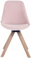 Esszimmerstuhl Troyes Samt Square natura pink Esszimmerstuhl Troyes Samt Square natura pink