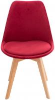 4er Set Stuhl Linares Samt rot 4er Set Stuhl Linares Samt rot