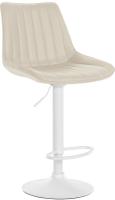Barhocker Toni Kunstleder weiß creme Barhocker Toni Kunstleder weiß creme
