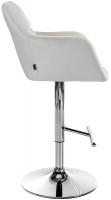 Barhocker Natoma Samt chrom creme Barhocker Natoma Samt chrom creme