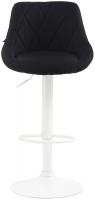 Barhocker Lazio Stoff weiß schwarz Barhocker Lazio Stoff weiß schwarz