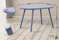 Couchtisch Velva blau Couchtisch Velva blau