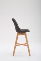 2er Set Barhocker Cannes Stoff natura dunkelgrau 2er Set Barhocker Cannes Stoff natura dunkelgrau