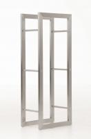Kaminholzständer Keri 25x60x150 edelstahl Kaminholzständer Keri 25x60x150 edelstahl