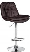 Barhocker Laurel Kunstleder chrom braun 