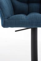 Barhocker Damaso B Stoff blau Barhocker Damaso B Stoff blau