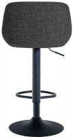 Barhocker Loft Stoff schwarz Barhocker Loft Stoff schwarz