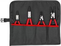 Sicherungsringzangensatz 4-tlg.in Rolltasche 10-60mm KNIPEX Sicherungsringzangensatz 4-tlg.in Rolltasche 10-60mm KNIPEX