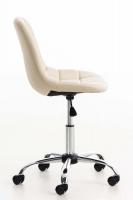 Bürostuhl Emil Kunstleder creme Bürostuhl Emil Kunstleder creme