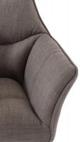 Lounger Damaso Stoff grau 