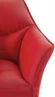 Lounger Damaso Kunstleder rot Lounger Damaso Kunstleder rot