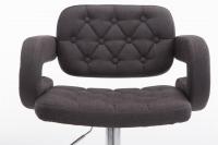 Barhocker Dublin STOFF dunkelgrau 
