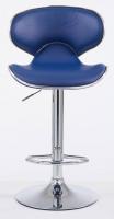 2er Set Barhocker Las Vegas V2 Kunstleder chrom blau 2er Set Barhocker Las Vegas V2 Kunstleder chrom blau