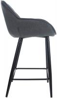 Barhocker Gibson Stoff dunkelgrau 