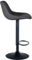 Barhocker Loft Samt dunkelgrau Barhocker Loft Samt dunkelgrau