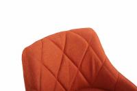 2er Set Barhocker Lazio Stoff orange 2er Set Barhocker Lazio Stoff orange