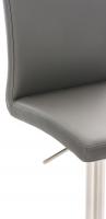 2er Set Barhocker Cadiz Kunstleder edelstahl grau 2er Set Barhocker Cadiz Kunstleder edelstahl grau