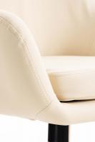 Barhocker Grant Kunstleder creme Barhocker Grant Kunstleder creme