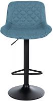Barhocker Kasson Stoff blau 