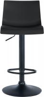 2er Set Barhocker Branford Kunststoff schwarz 2er Set Barhocker Branford Kunststoff schwarz