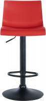 2er Set Barhocker Branford Kunststoff rot 2er Set Barhocker Branford Kunststoff rot