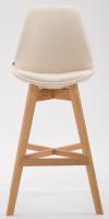 2er Set Barhocker Cannes Kunstleder natura creme 2er Set Barhocker Cannes Kunstleder natura creme