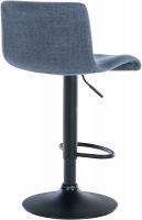 2er Set Barhocker Branford Stoff blau 2er Set Barhocker Branford Stoff blau