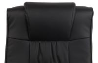 Sessel Ennis mit Fußhocker schwarz 