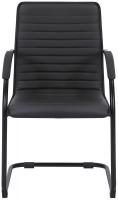 2er Set Besucherstühle Tira Kunstleder schwarz/schwarz 2er Set Besucherstühle Tira Kunstleder schwarz/schwarz