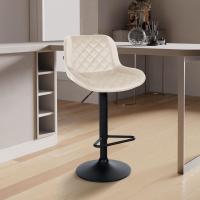 Barhocker Kasson Samt creme Barhocker Kasson Samt creme