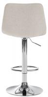 2er Set Barhocker Divo Stoff Chrom creme 2er Set Barhocker Divo Stoff Chrom creme