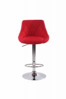 2er Set Barhocker Lazio Stoff rot 2er Set Barhocker Lazio Stoff rot