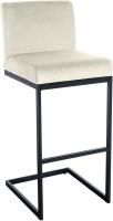 Barhocker Hopewell Samt B creme 