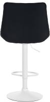 Barhocker Toni Stoff weiß schwarz Barhocker Toni Stoff weiß schwarz