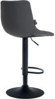 Barhocker Jerry Kunstleder schwarz grau 