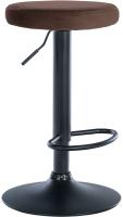 Barhocker Ponte Samt schwarz braun Barhocker Ponte Samt schwarz braun