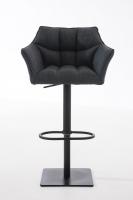Barhocker Damaso B Stoff dunkelgrau Barhocker Damaso B Stoff dunkelgrau