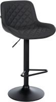 Barhocker Kasson Kunstleder schwarz 
