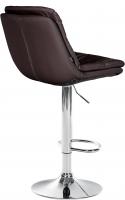 Barhocker Laurel Kunstleder chrom braun 