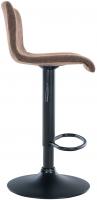 Barhocker Hoover Stoff B braun Barhocker Hoover Stoff B braun