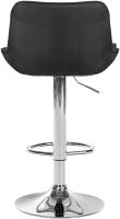 2er Set Barhocker Vonore Stoff chrom dunkelgrau 2er Set Barhocker Vonore Stoff chrom dunkelgrau